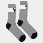 "Monogram Q" Sokken (Rechts)