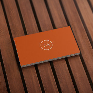 Monogram QR-code Kaneel Visitekaartje