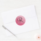 Monogram R aanpasbaar zegel (Envelop)