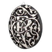 Monogram R Art Nouveau Dartbord (Voorkant Rechts)