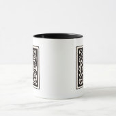 Monogram R Art Nouveau Mok (Midden)