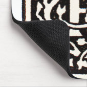 Monogram R Art Nouveau Muismat (Hoek)