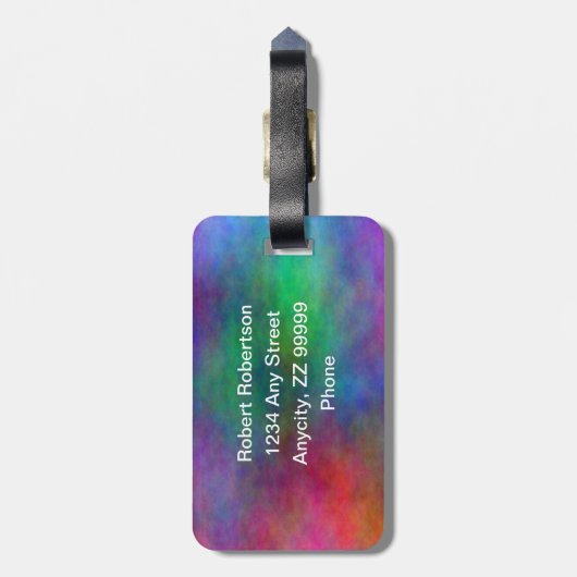 Monogram R Bagagelabel (Achterkant verticaal)