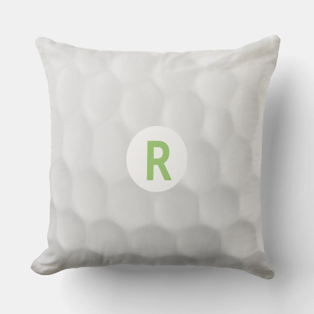 Monogram R Golf Ball Sierkussen (Voorkant)
