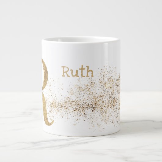 Monogram "R" Jumbo Mok Soepijs (Voorkant)