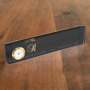 MONOGRAM R Letter Name Heart Destiny's Naambordje