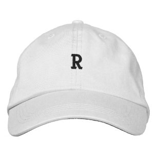 Monogram R Letter Symbool Initiaal Geborduurde Hoe Pet