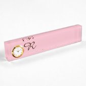 MONOGRAM R Letternaam Heart Destiny's Naambordje