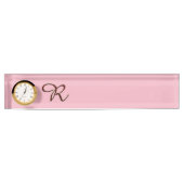 MONOGRAM R Letternaam Heart Destiny's Naambordje (Voorkant)