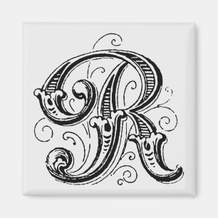  monogram "R" - Magnet