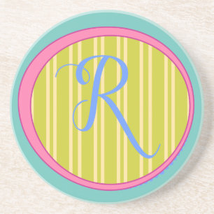 Monogram R Sandstone Onderzetter