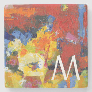 Monogram   Race Day Stenen Onderzetter