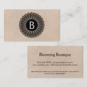 Monogram | Radiaal Visitekaartje (Voorkant / Achterkant)