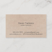 Monogram Radial | Goud Visitekaartje (Achterkant)