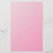 Monogram Raspberry Gerber Daisy Briefpapier (Achterkant)