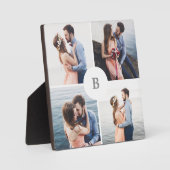 Monogram raster Collage Foto Fotoplaat (Voorkant)