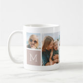Monogram raster Foto Collage Koffiemok (Links)