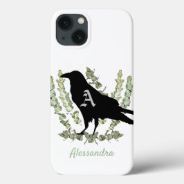 Monogram Raven Spirit Animal Gepersonaliseerd Case-Mate iPhone Case