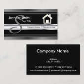 Monogram Real Estate Professional Agent Visitekaartje (Voorkant / Achterkant)