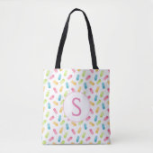 Monogram recept pillen tote bag (Voorkant)