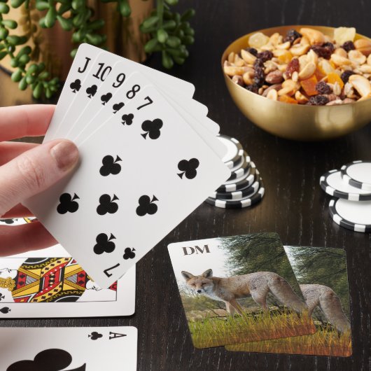 Monogram Red Fox Classic Speelkaarten (Insitu)