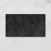 Monogram Red Gray Pattern Moderne Consultant Visitekaartje (Achterkant)