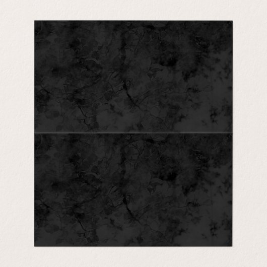 Monogram Red Gray Pattern Moderne Consultant Visitekaartje (Binnenkant ongevouwen)