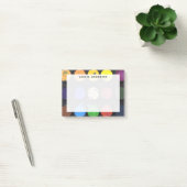 Monogram Regenboog Kunst Verf Potten Post-it® Notes (Kantoor)