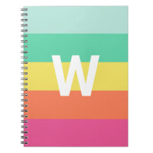 Monogram Regenboog Sherbet Kleurblok Maatwerk