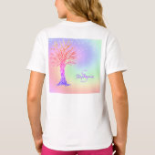 Monogram regenboogkleuren t-shirt (Achterkant)