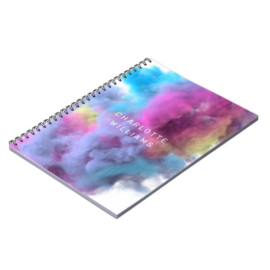 monogram regenboogrook notitieboek (Linkerzijde)