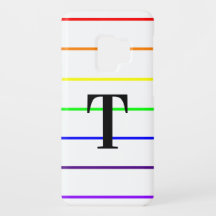 Monogram regenboogstrips