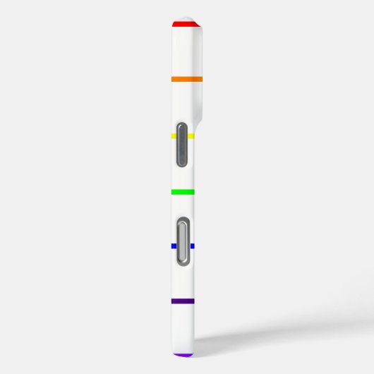 Monogram regenboogstrips Case-Mate iPhone case (Achterkant / Rechts)