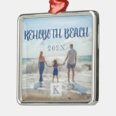 Monogram Rehoboth Beach Family Travel Souvenir Metalen Ornament (Links)