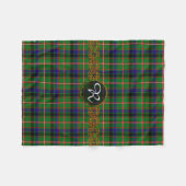 Monogram Reid Tartan Fleece Deken (Voorkant (Horizontaal))