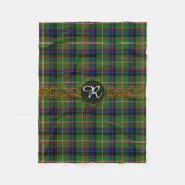 Monogram Reid Tartan Fleece Deken (Voorkant)