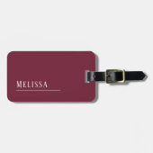 Monogram reis bagagelabel (Voorkant horizontaal)