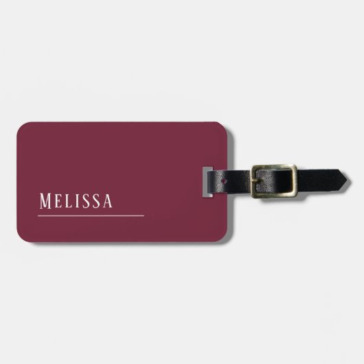 Monogram reis bagagelabel (Voorkant horizontaal)