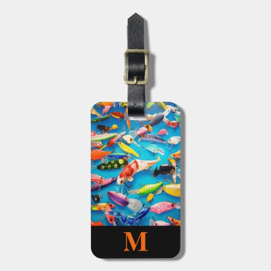 Monogram Reis Vislokmiddelen Bagagelabel (Voorkant verticaal)