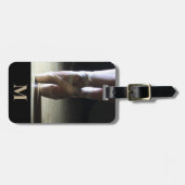 Monogram Reisballet Teen Dansschoenen Bagagelabel (Voorkant horizontaal)