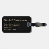 Monogram Reisballet Teen Dansschoenen Bagagelabel (Achterkant horizontaal)