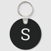 Monogram Reisdrift Waterverf Natuur Sleutelhanger (Achterkant)