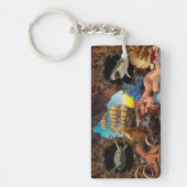 Monogram reiszomer sleutelhanger (Voorkant)