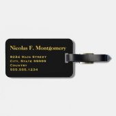 Monogram Reizen  Italië Kaart met Citroenen Bagagelabel (Achterkant horizontaal)