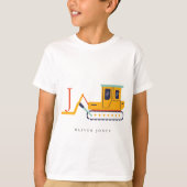 Monogram remvoertuig voor snelle constructieveer t-shirt (Voorkant)