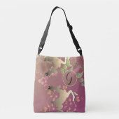 Monogram rendieren en sneeuwvlokken crossbody tas (Achterkant)