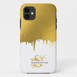 Monogram rendy Gold Metallic Drives Case-Mate iPhone Case