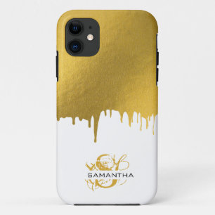 Monogram rendy Gold Metallic Drives Case-Mate iPhone Case