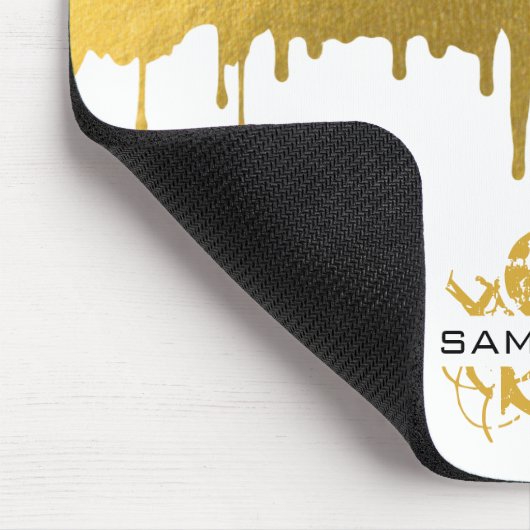 Monogram rendy Gold Metallic Drives Muismat (Hoek)