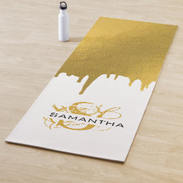 Monogram rendy Gold Metallic Drives Yogamat